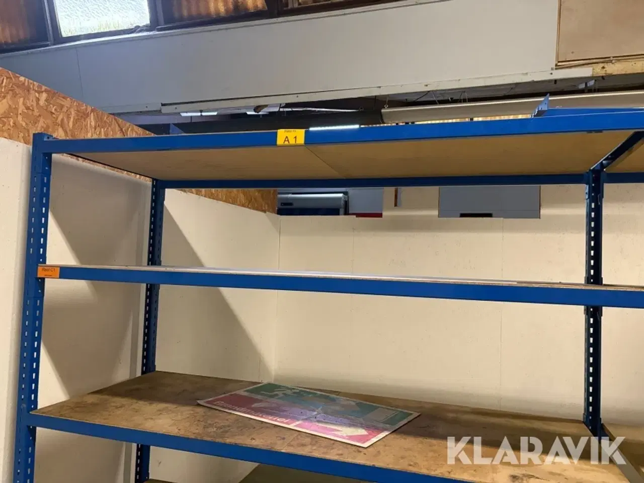 Billede 5 - Værkstedsreol 2 sektioner