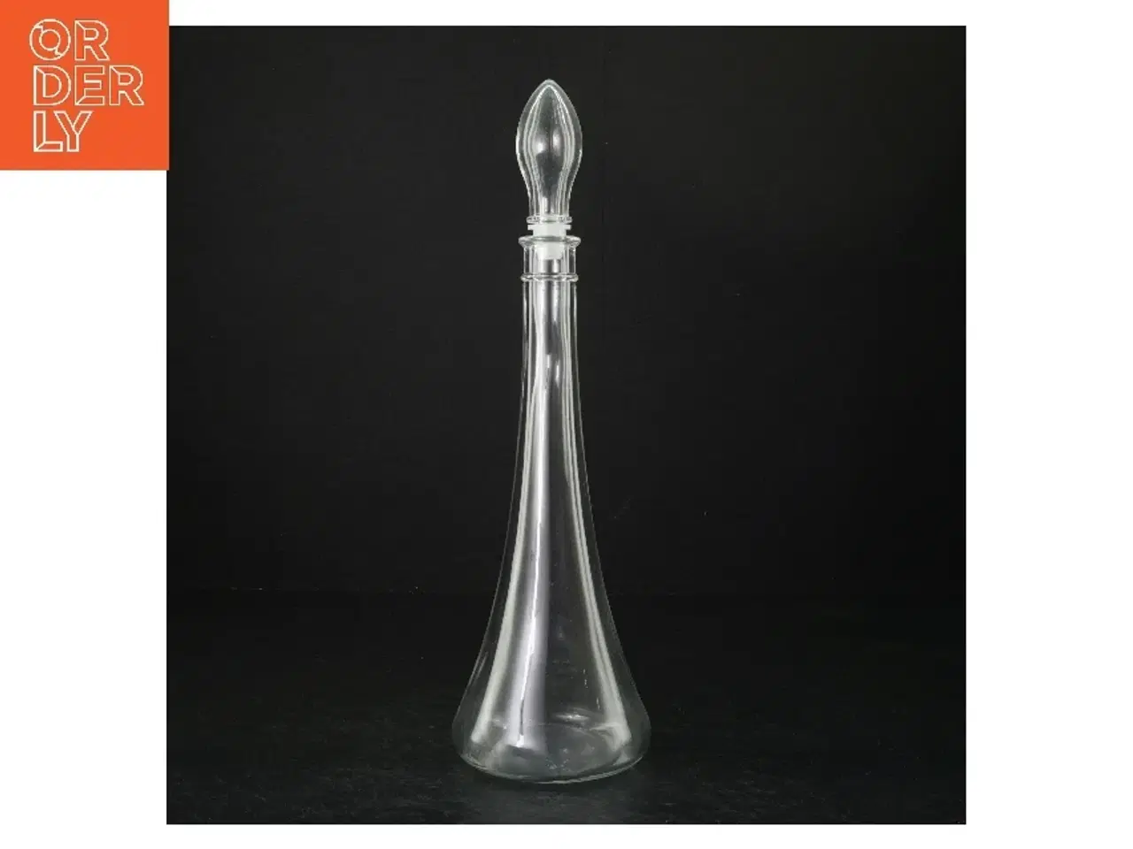 Billede 2 - Glaskaraffel med prop (str. 31 cm)