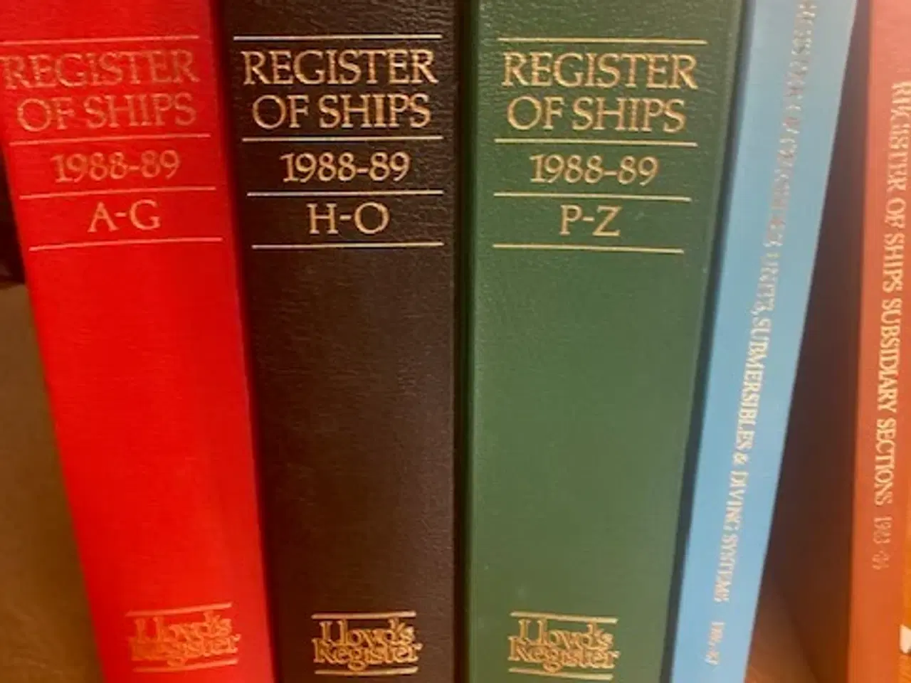 Billede 1 - Register of Ships