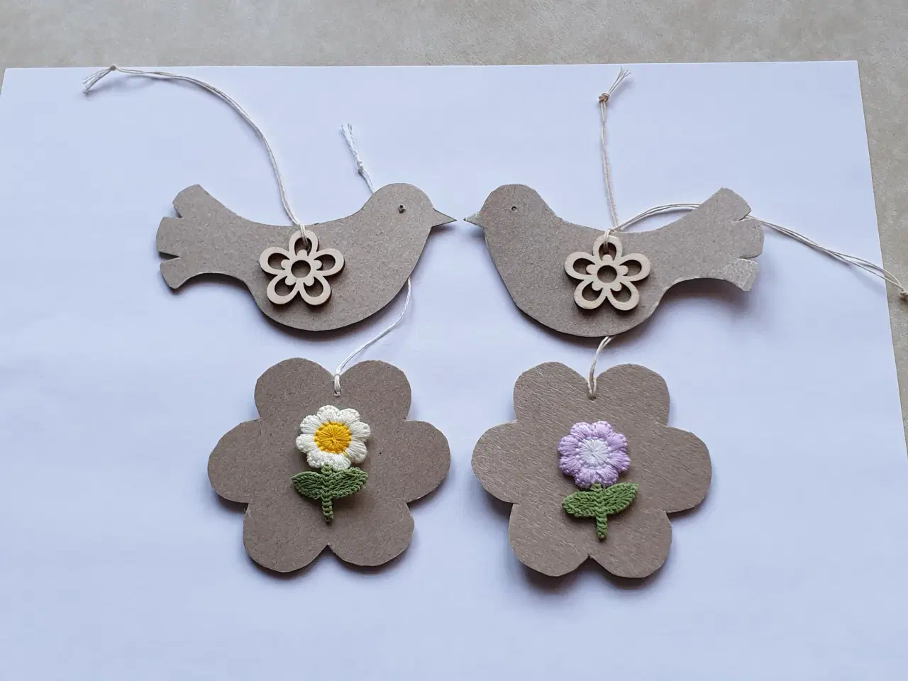 Billede 2 - Påske/forårspynt naturfarvet SE flere fotos