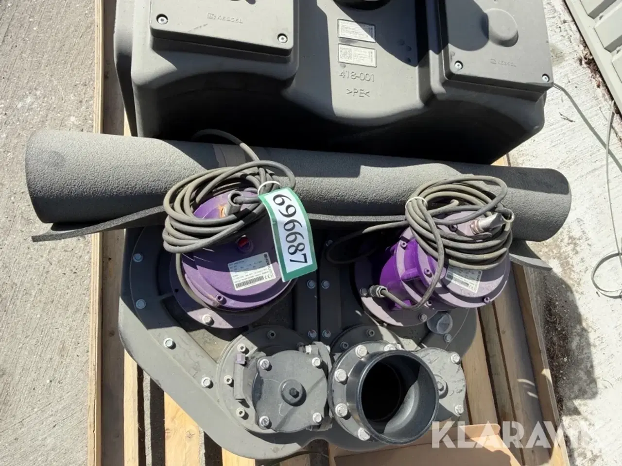 Billede 7 - Pumpe- og løftestation Kessel Aqualift F XL 1400 W S3 Duo 200 liter