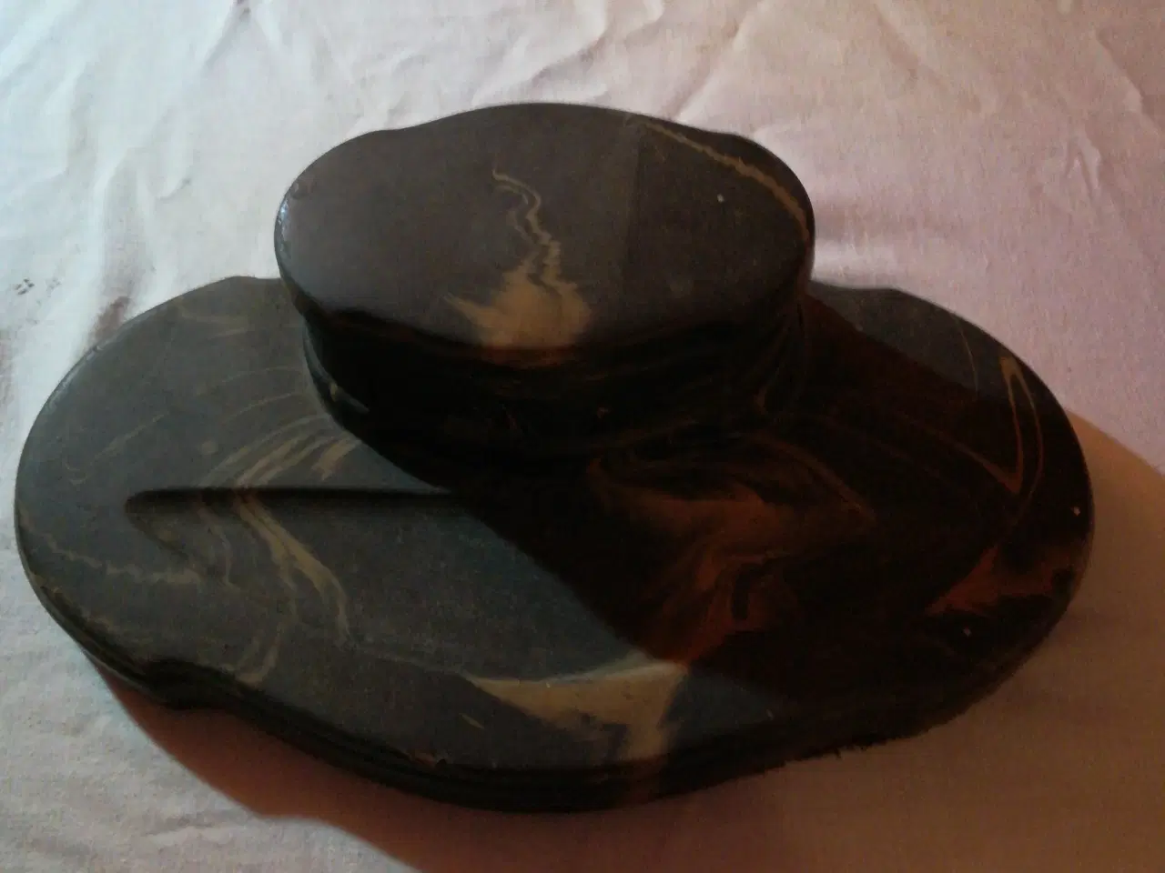 Billede 2 - Antik blækhuset til skrivebord. 