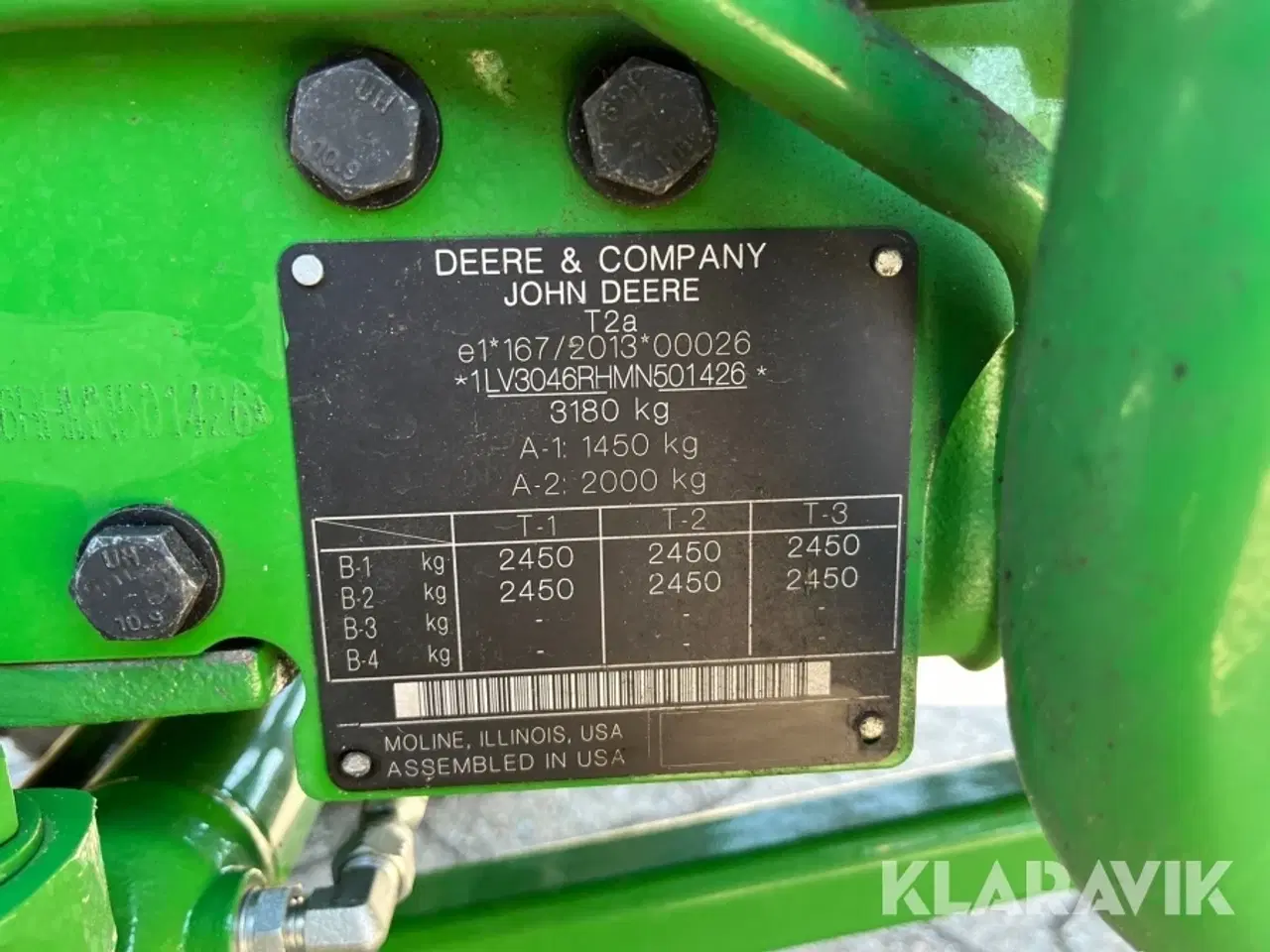 Billede 12 - Traktor John Deere 3046R kost/Dozerblad/spreder/kasse/bagkasse