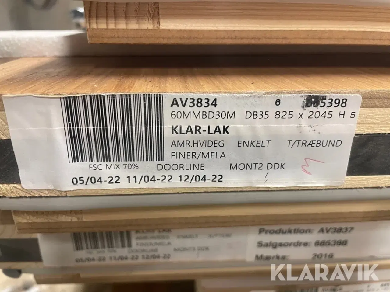 Billede 12 - BrandDøre Swedoor 825x2045mm 9 styk