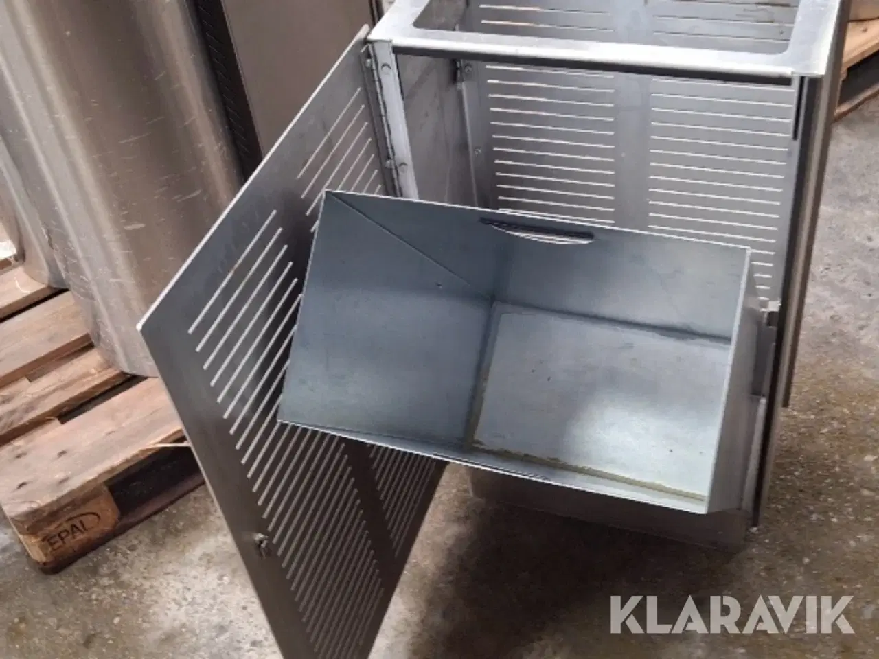 Billede 2 - Skraldestativer rustfri stål 5 styk