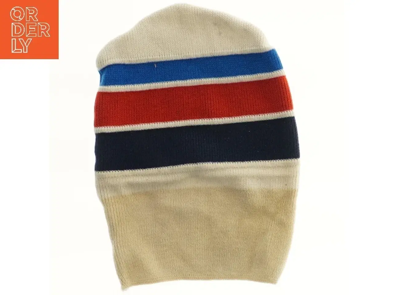 Billede 2 - Strikhue med striber (str. 25x34 cm)