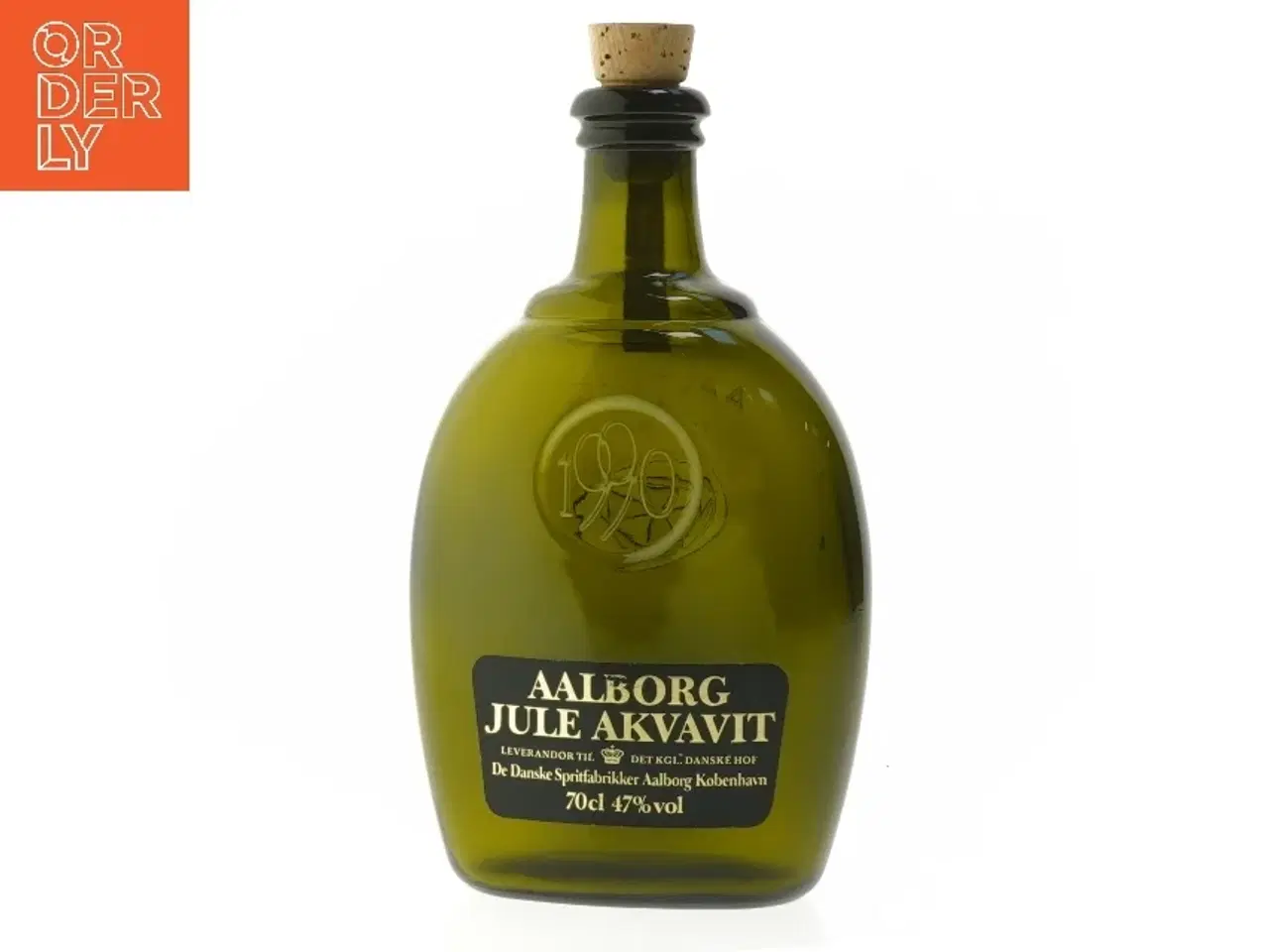 Billede 1 - 1990 Aalborg Jule Akvavit flaske (str.  22 cm)