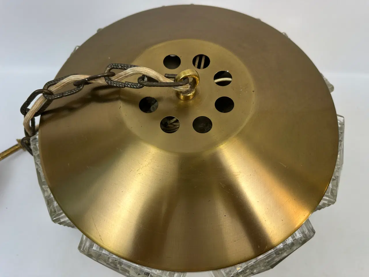 Billede 6 - Carl Fagerlund, Pendel - messing (Orrefors) 