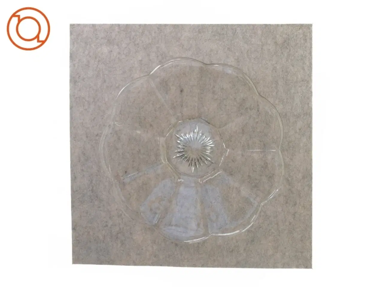 Billede 2 - Fad i glas (str. 30 cm)