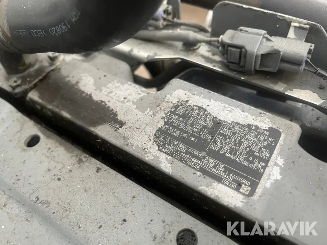 Billede 8 - Motor Isuzu AR/4JJ1XASA-12 1 styk til reservedele