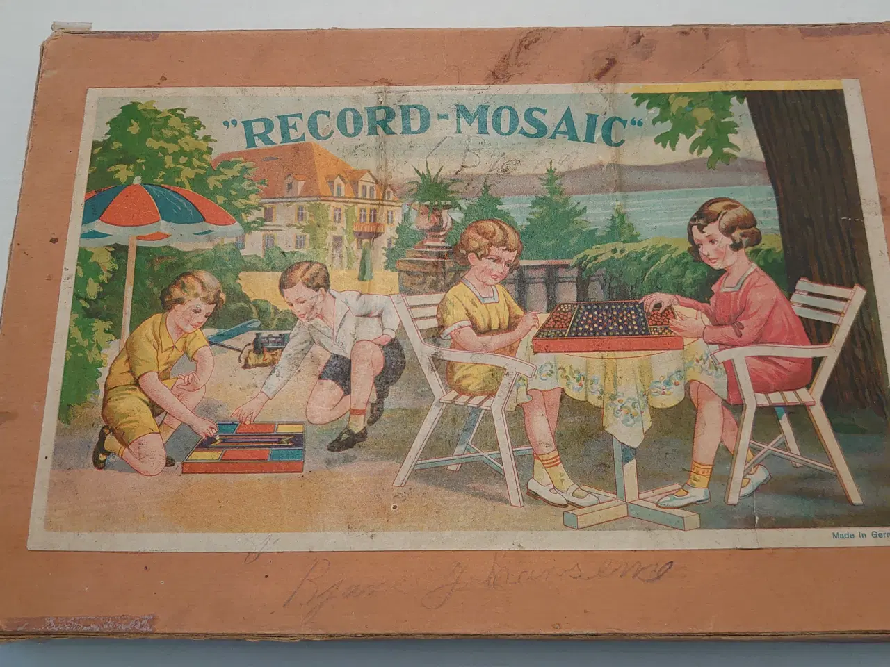 Billede 4 - "Record Mosaic" Mosaikleg med kugler. Tysk ca.1950