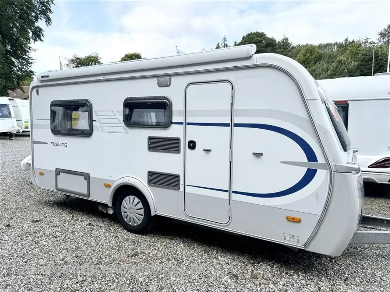 Billede 2 - 2010 - Hymer Feeling 430   Enkelsenge med lamel-Mover-Telt