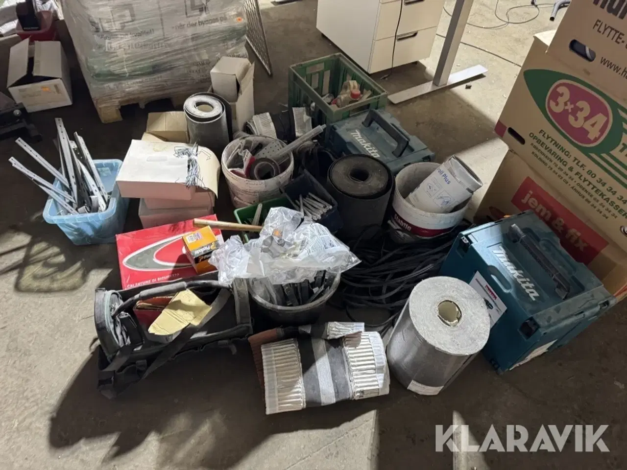 Billede 3 - Blandet lot håndværktøj og materialer