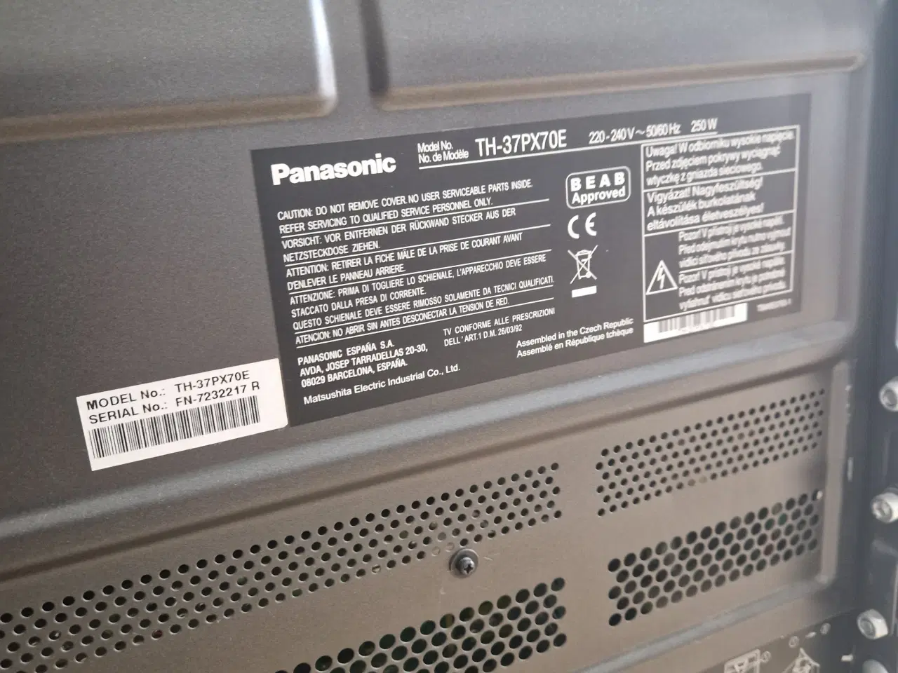 Billede 2 - Panasonic tv sælges 