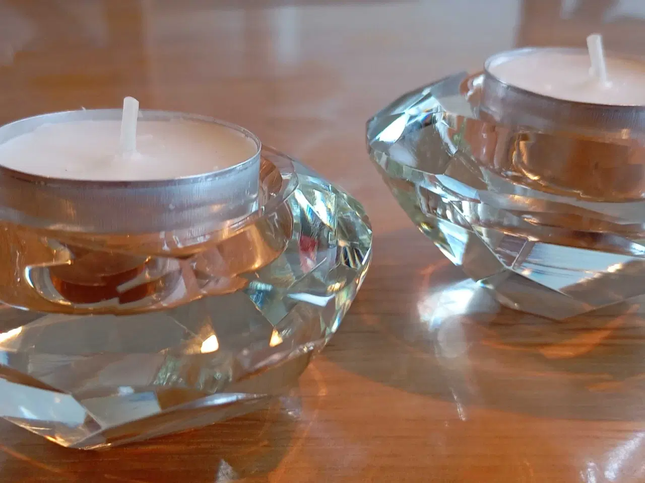 Billede 5 - Glas fyrfadsstager