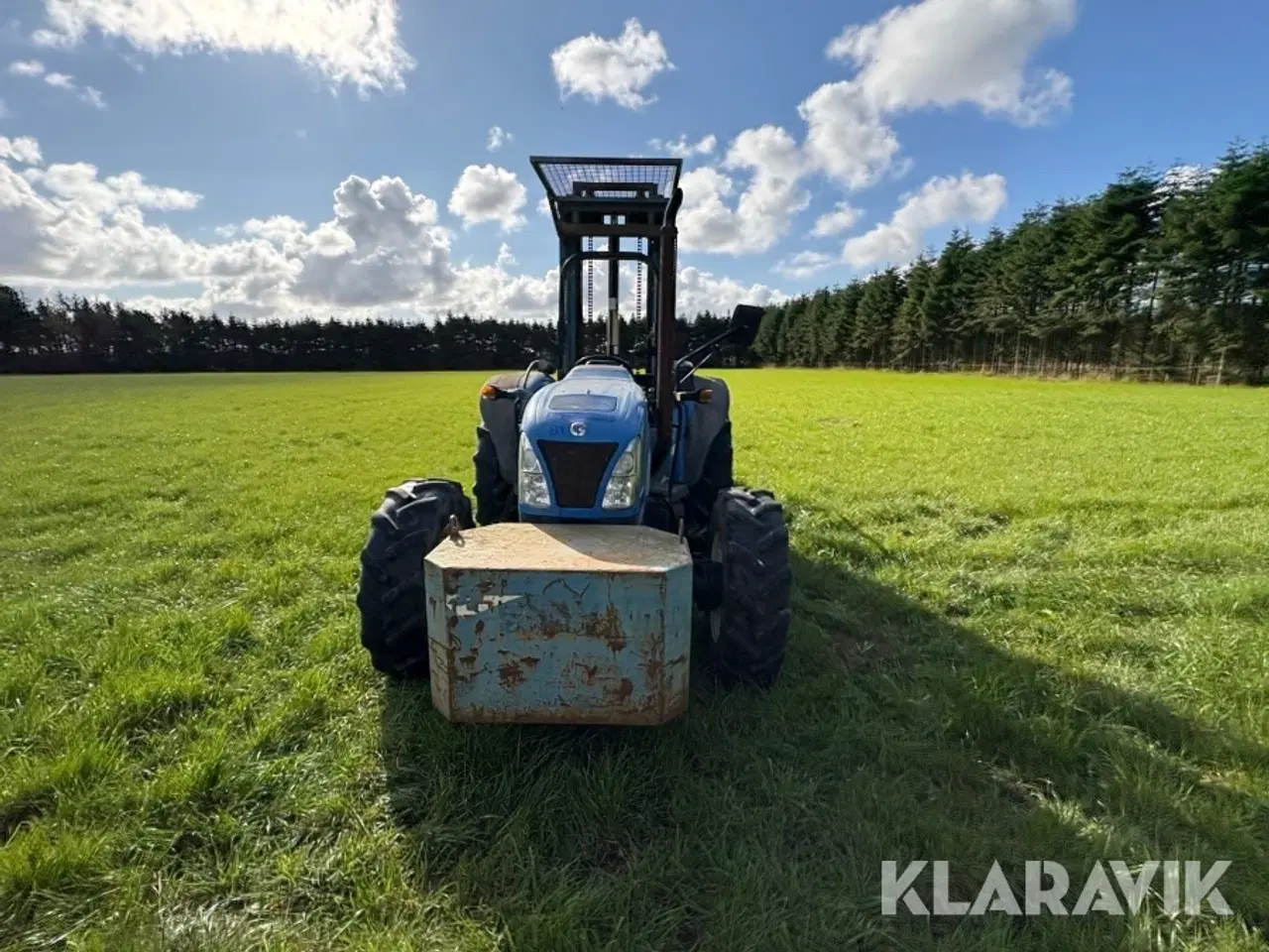 Billede 2 - Traktor New Holland Tn60a med person lift tårn