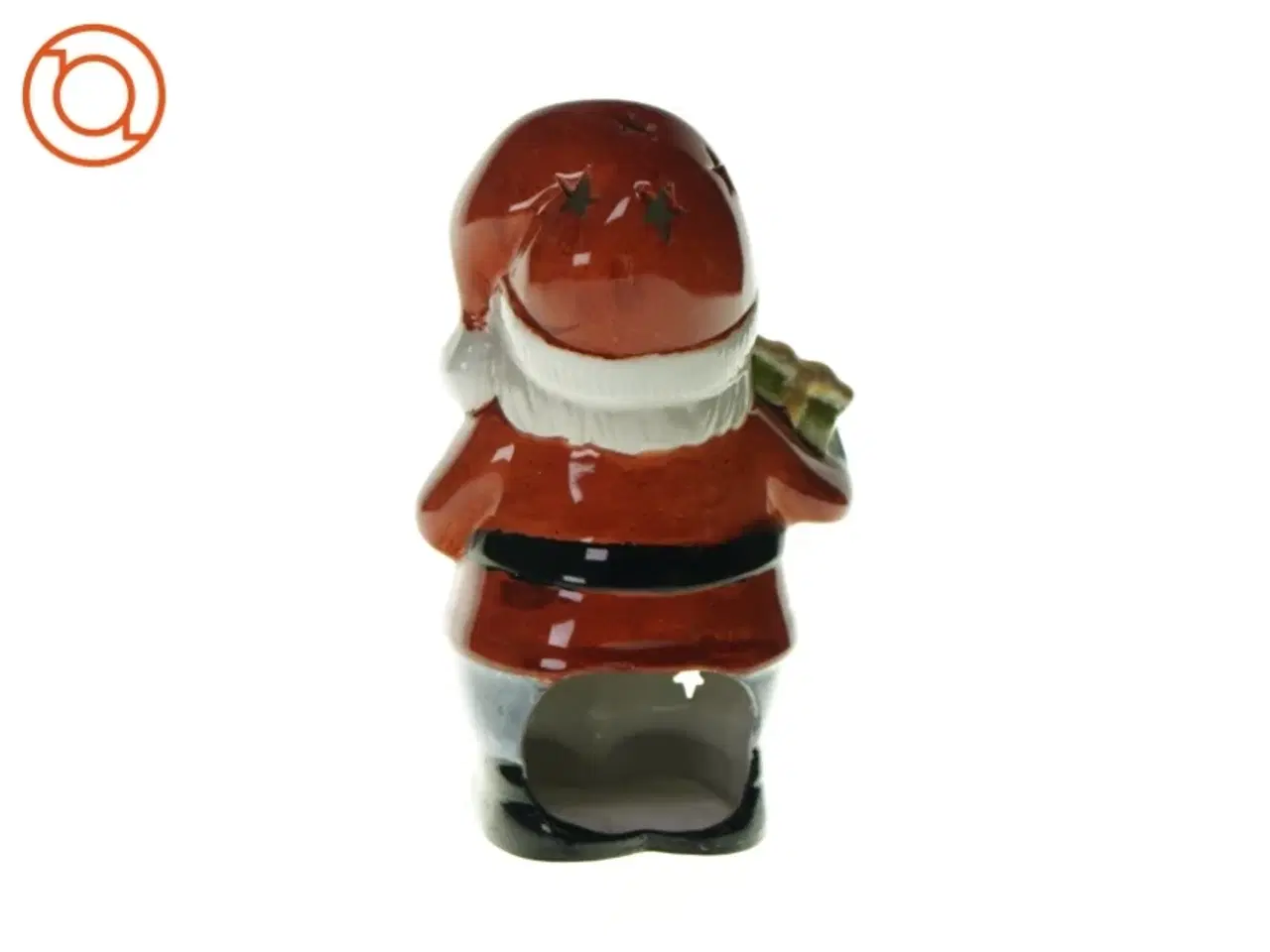Billede 2 - Dekorativ julemandsfigur med lys (str. LB:23x7cm)