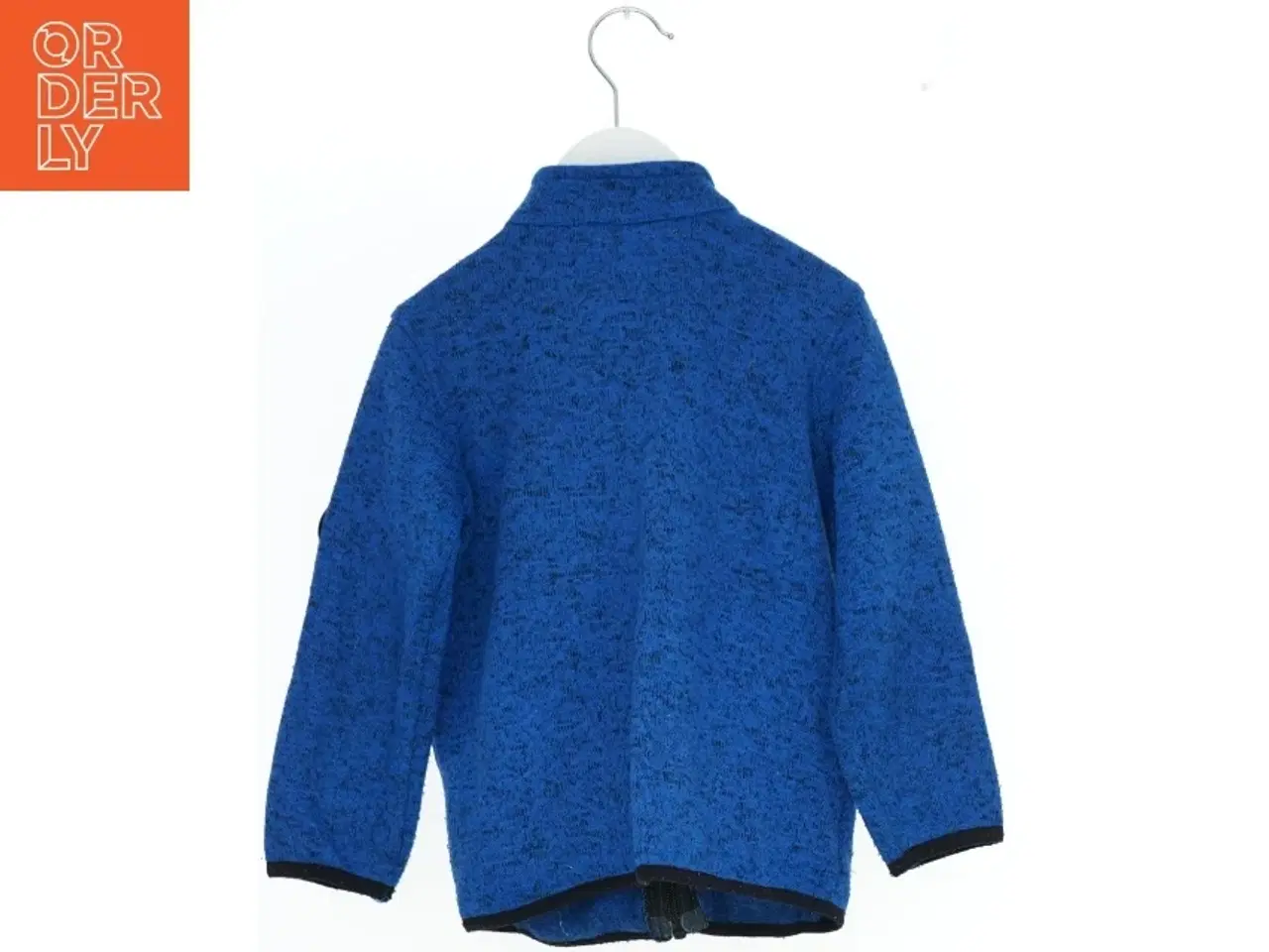 Billede 2 - Blå fleece jakke med lynlåse fra VRS (str. 104)