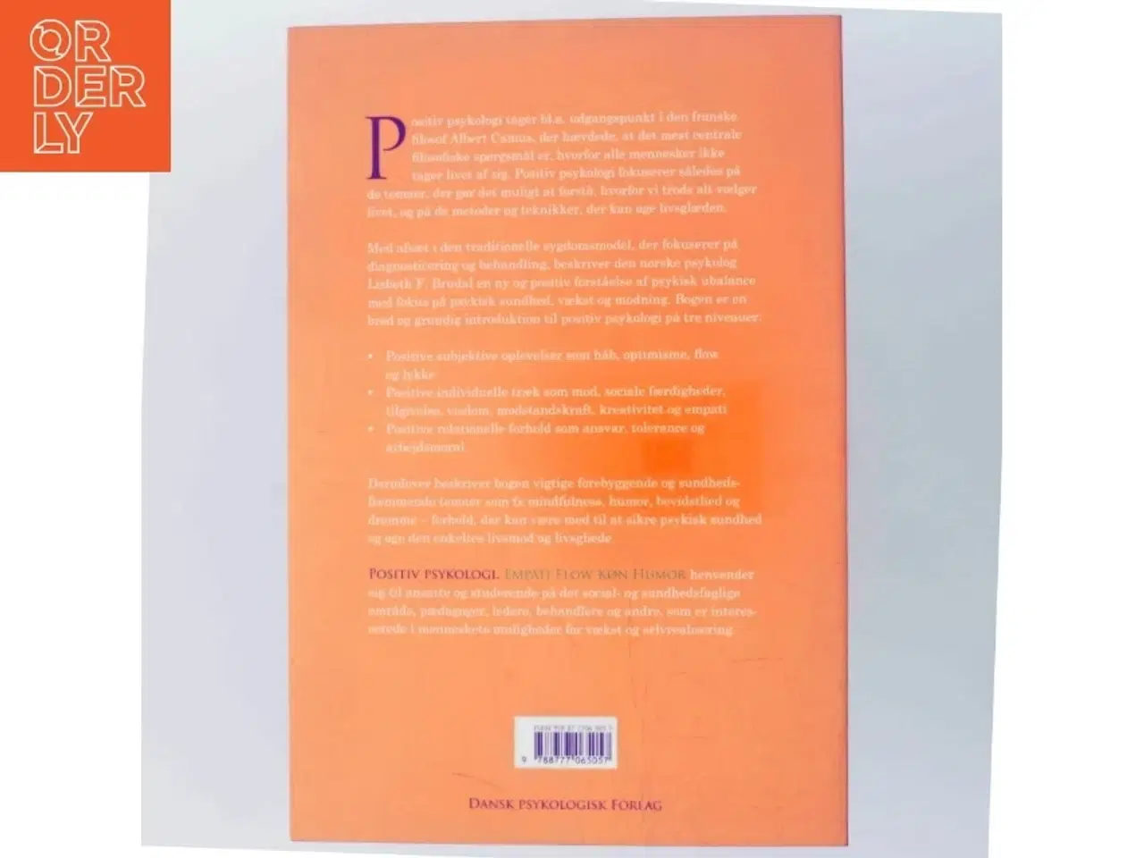 Billede 3 - Positiv psykologi : empati, flow, køn, humor af Lisbeth F. Brudal (Bog)