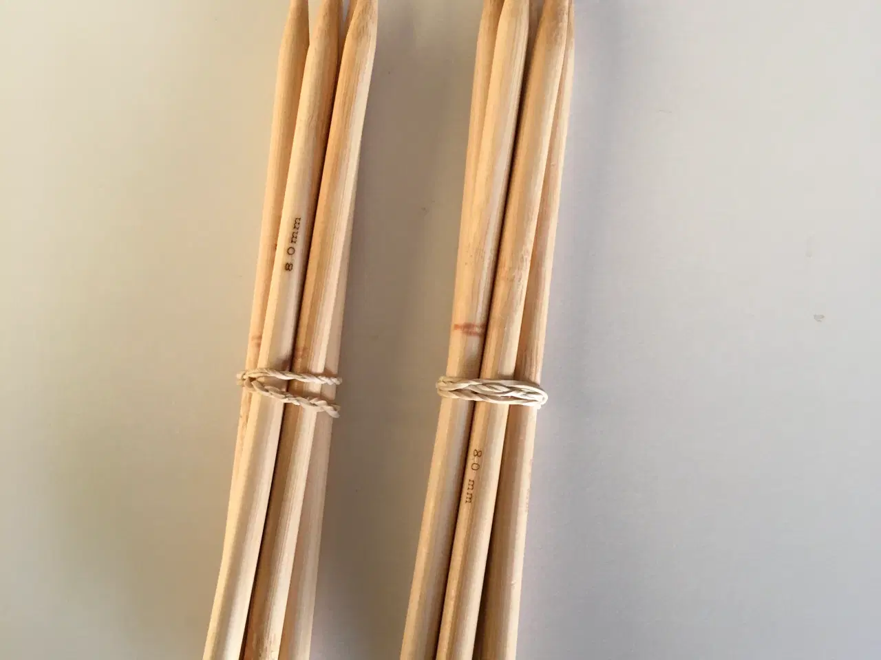 Billede 1 - Strømpepinde i bambus