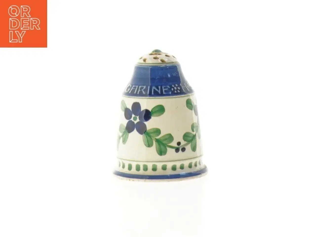 Billede 1 - Aluminia - Porcelæns krydderi beholder (str. 7 x 6 cm)