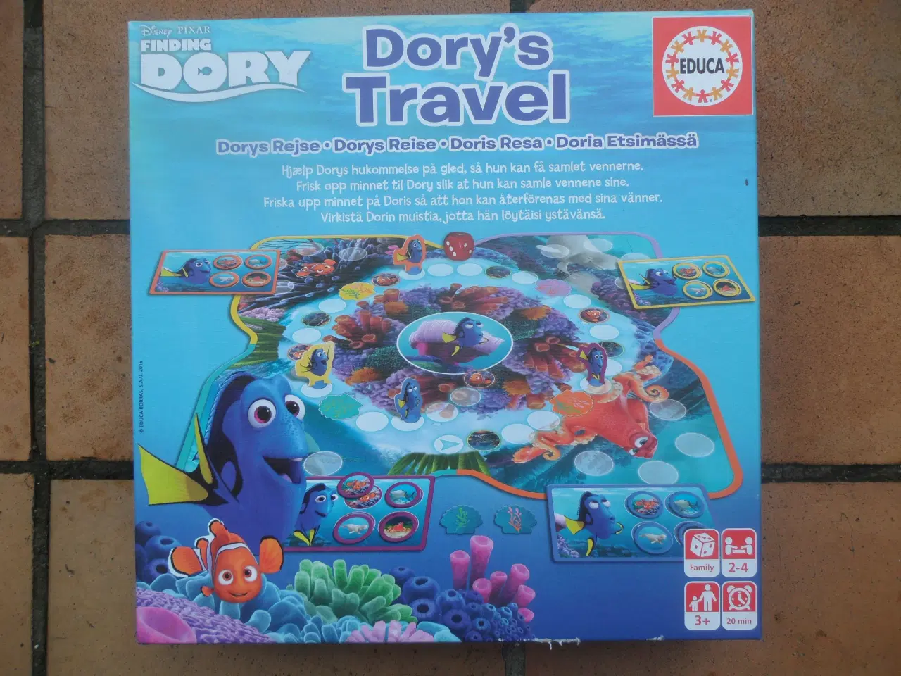 Billede 1 - Finding Dory Dory's Travel Brætspil