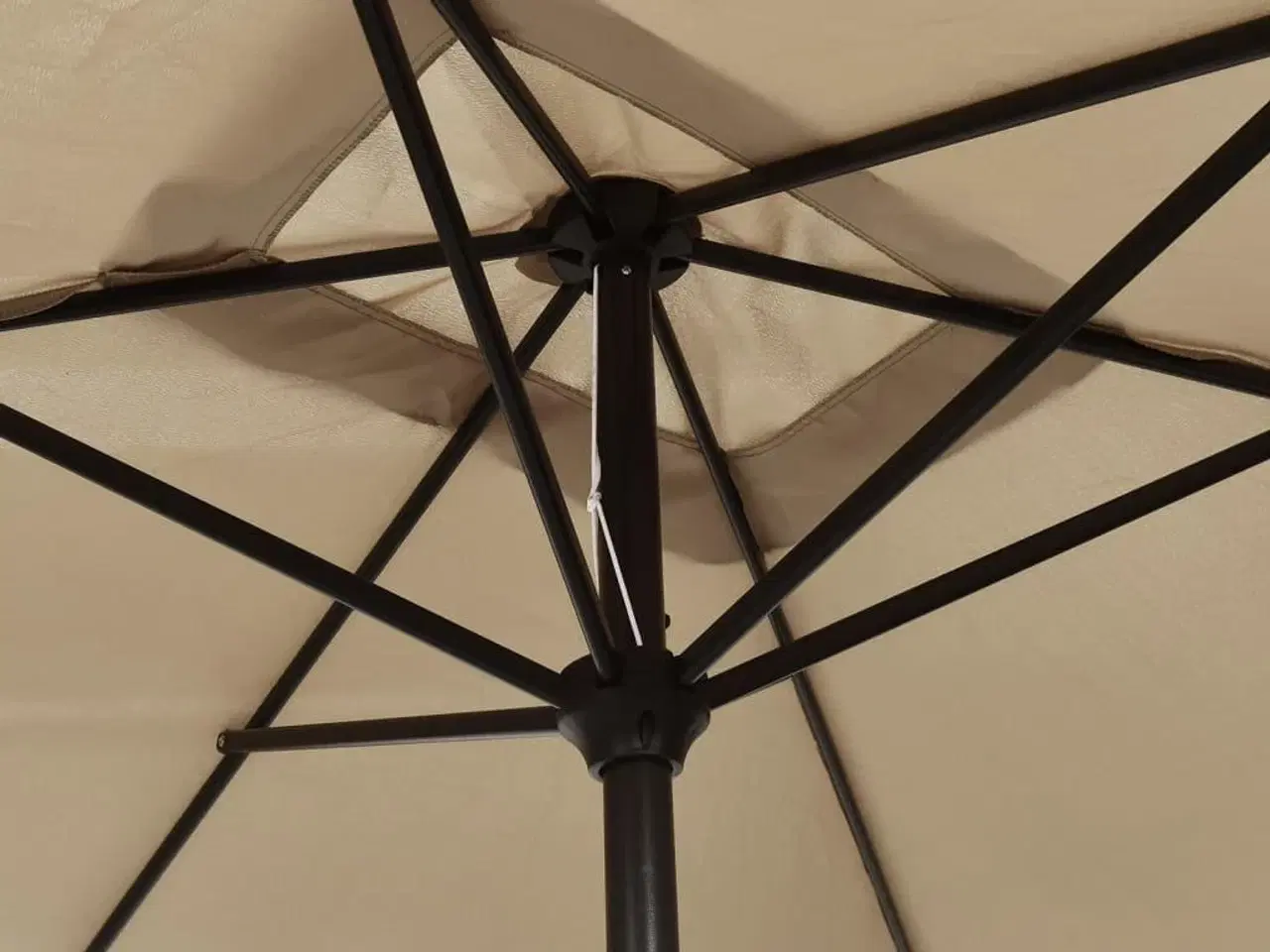 Billede 5 - Parasol med metalstang 300x200 cm gråbrun