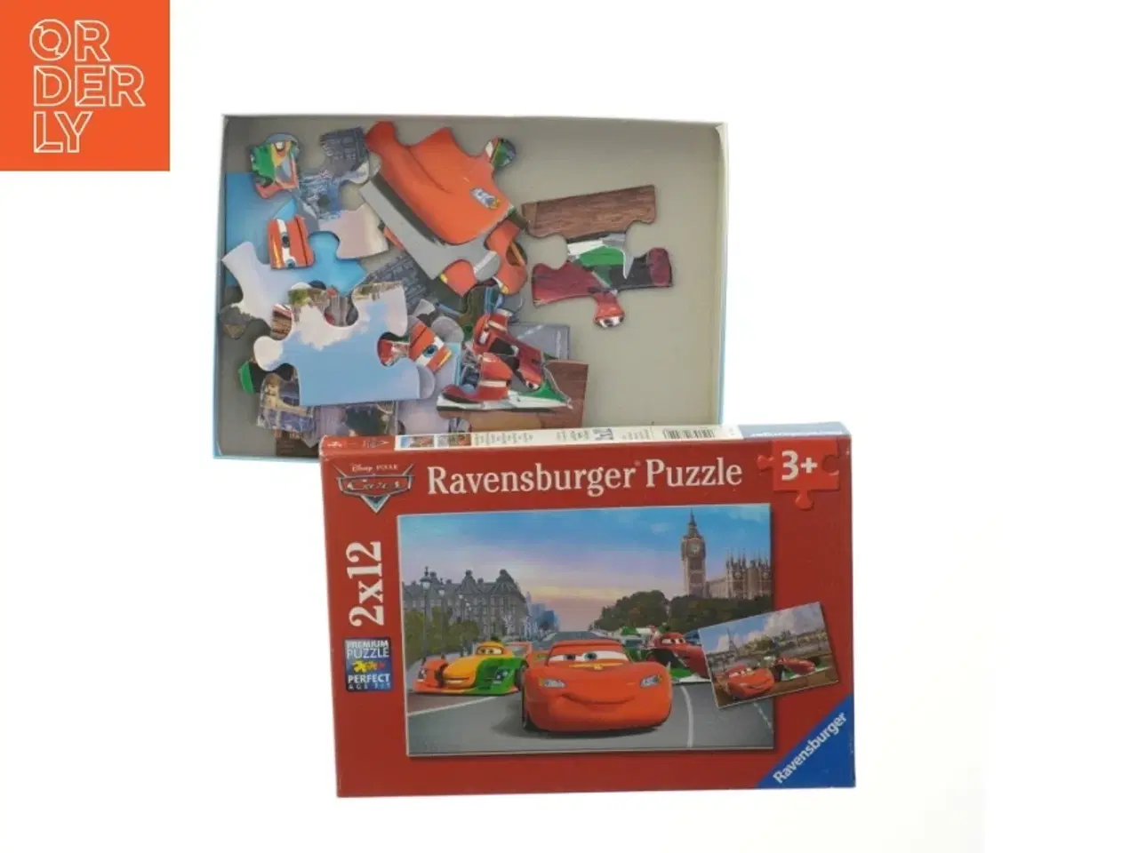 Billede 2 - Ravensburger puslespil 2 x 12 brikker fra Disney (str. 2 x 12 brikker)