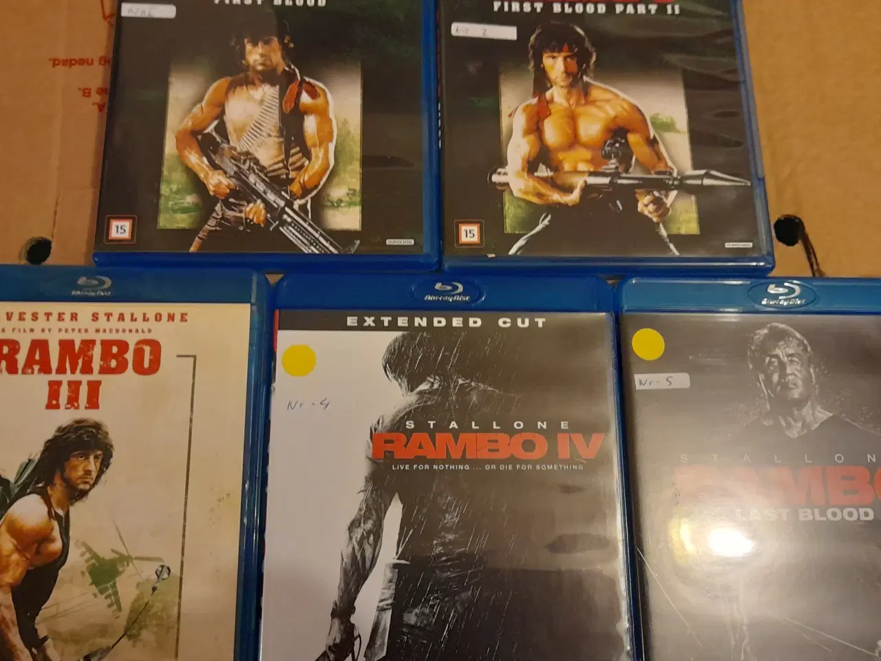 Billede 1 - Rambo filmene 1-5