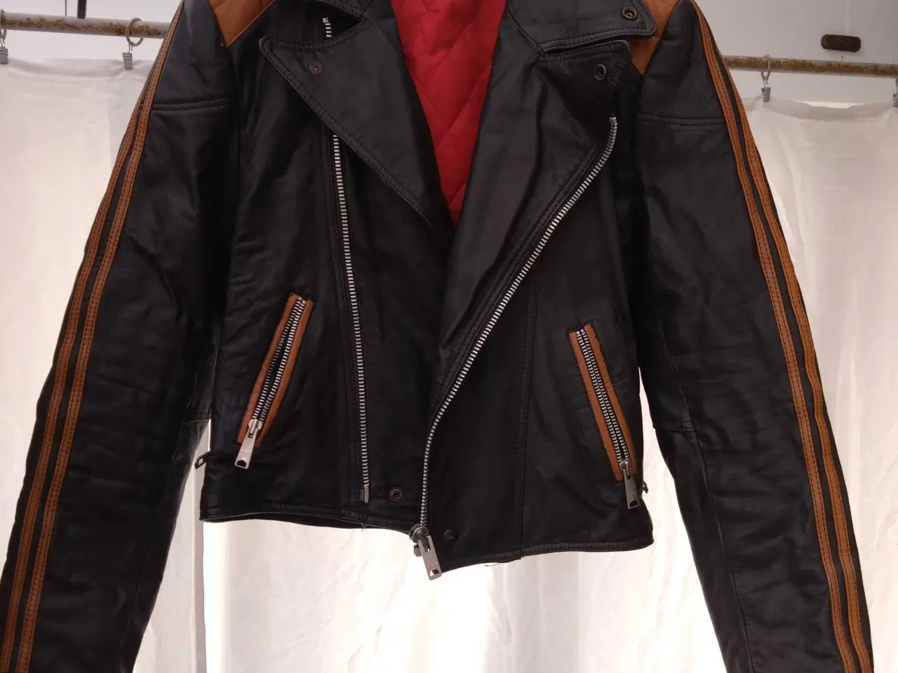 Billede 1 - Læder jakke