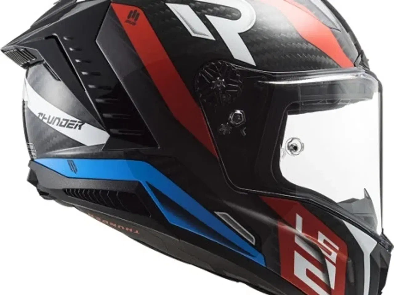 Billede 5 - LS2 Thunder Carbon Supra Red Blue - FØR 4.199