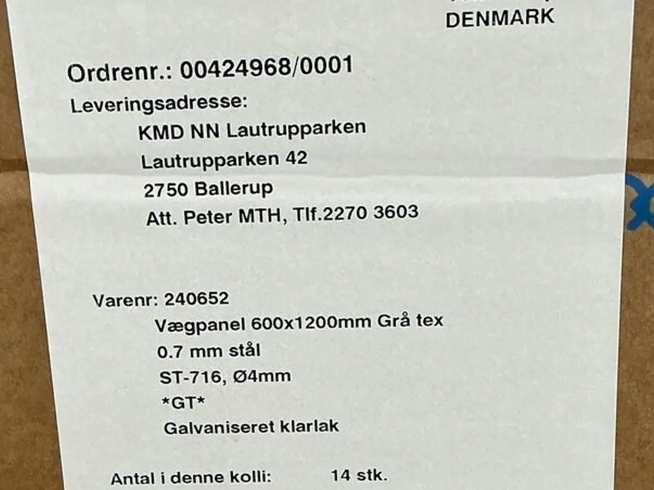 Billede 5 - Akustikpaneler galvaniseret stål  Dampa 14 styk