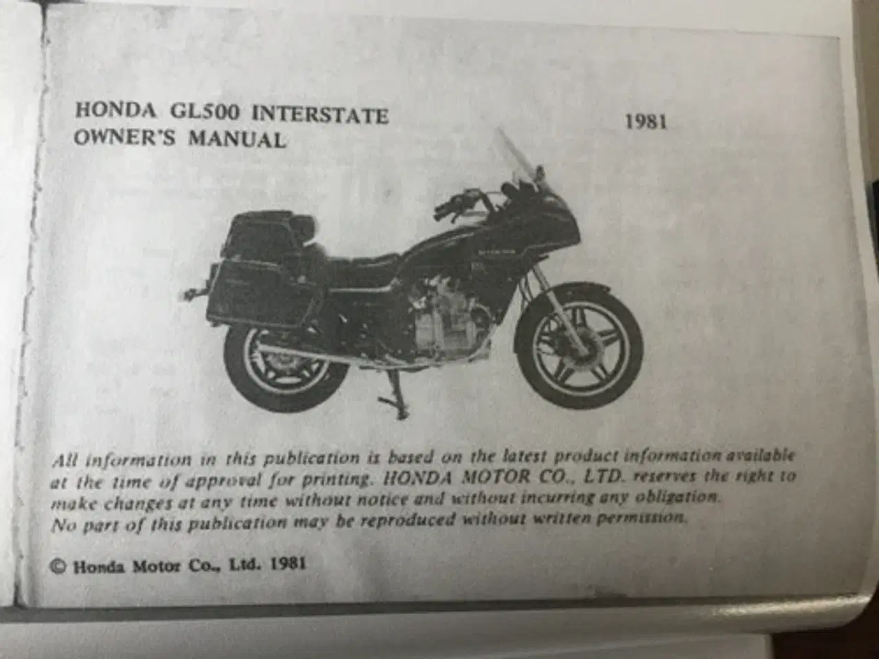 Billede 20 - Honda GL 500 Silverwing Interstate