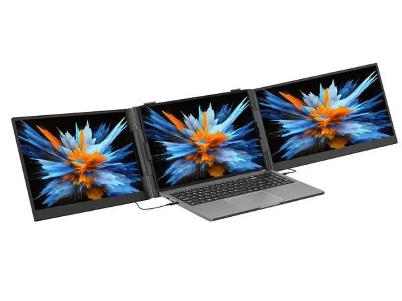 Billede 3 - Blackview DCM6 - 14" bærbar dual skærm til laptop, grå