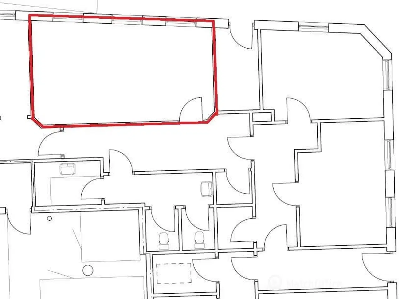 Billede 3 - Kontor i oprindelig pakhus stil - 45m² - 5.750 kr. pr. måned