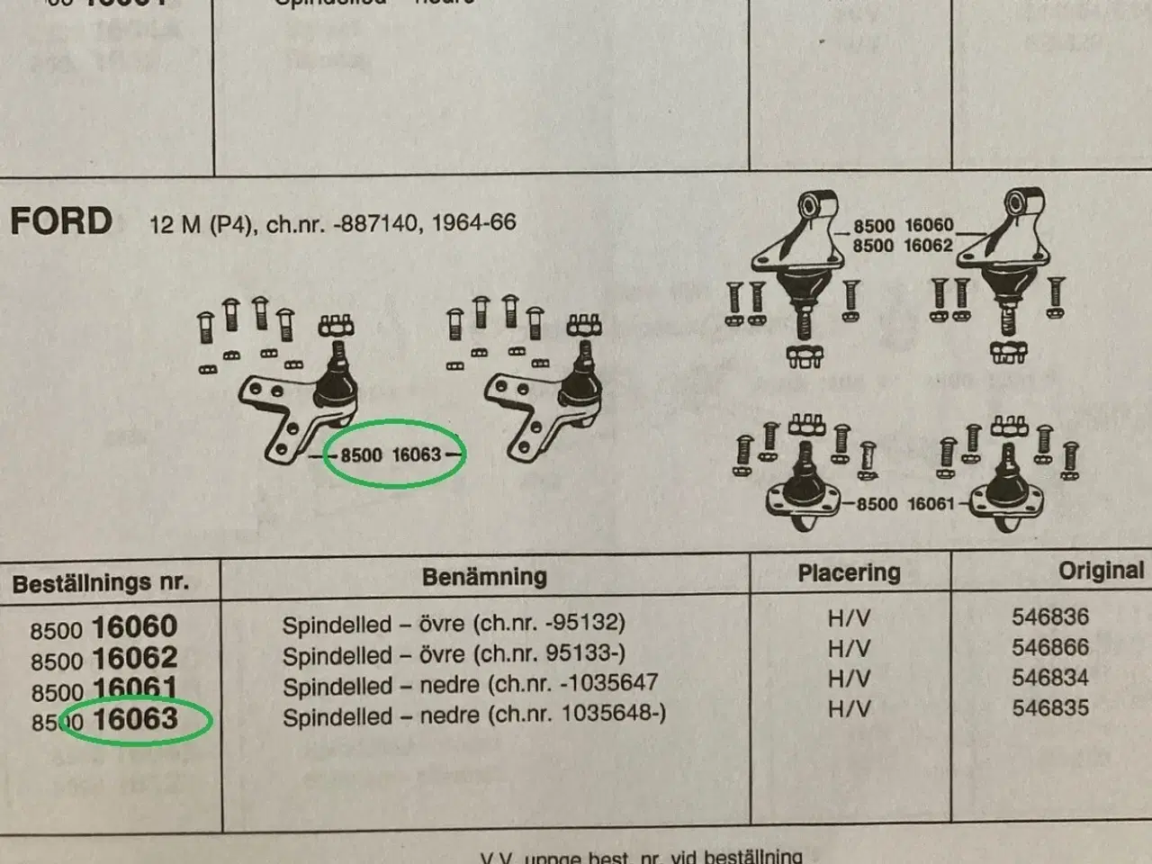 Billede 9 - Taunus 12M bærekugler