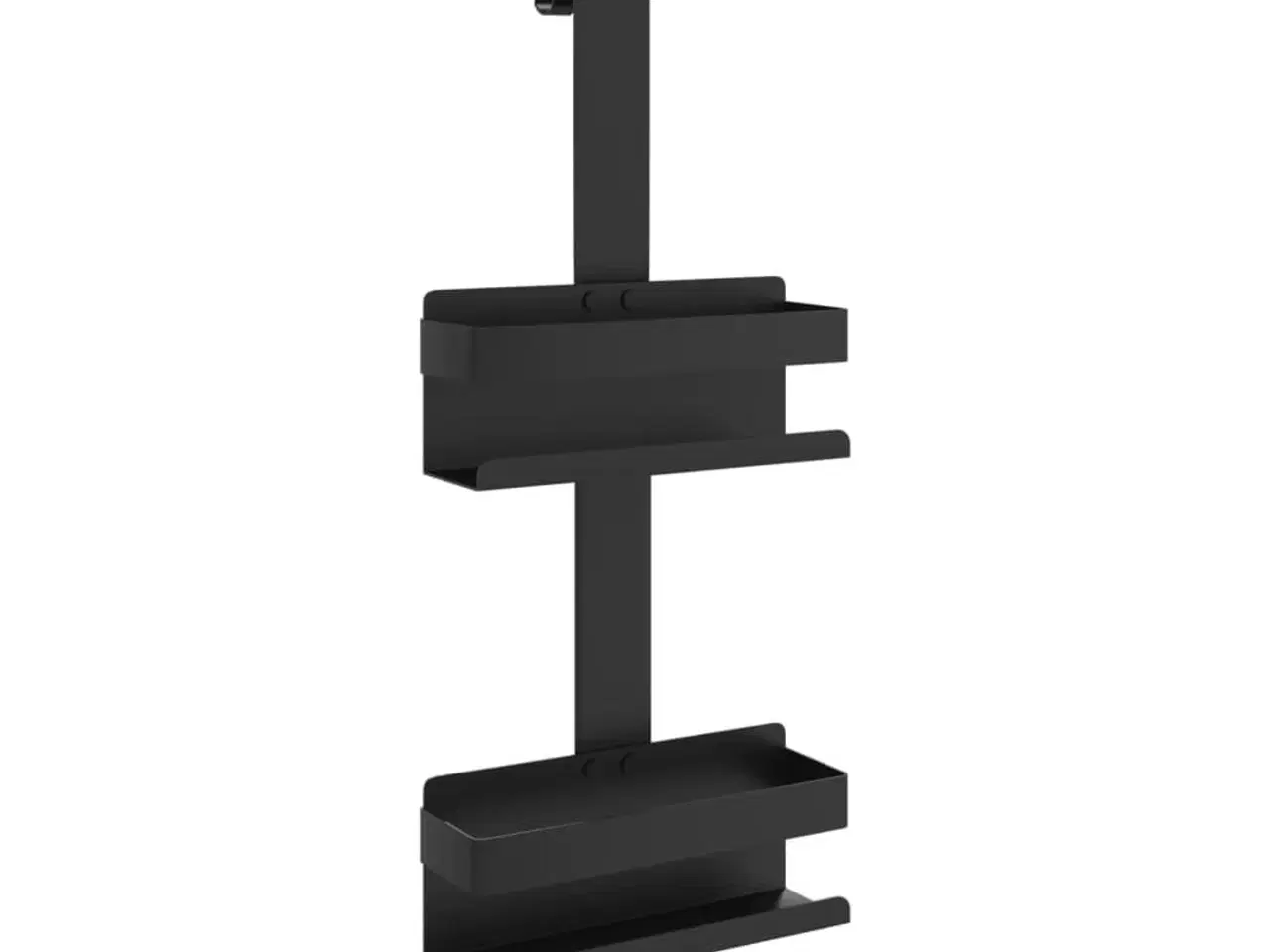 Billede 2 - Brusehylde med ophæng børstet 304 rustfrit stål matsort