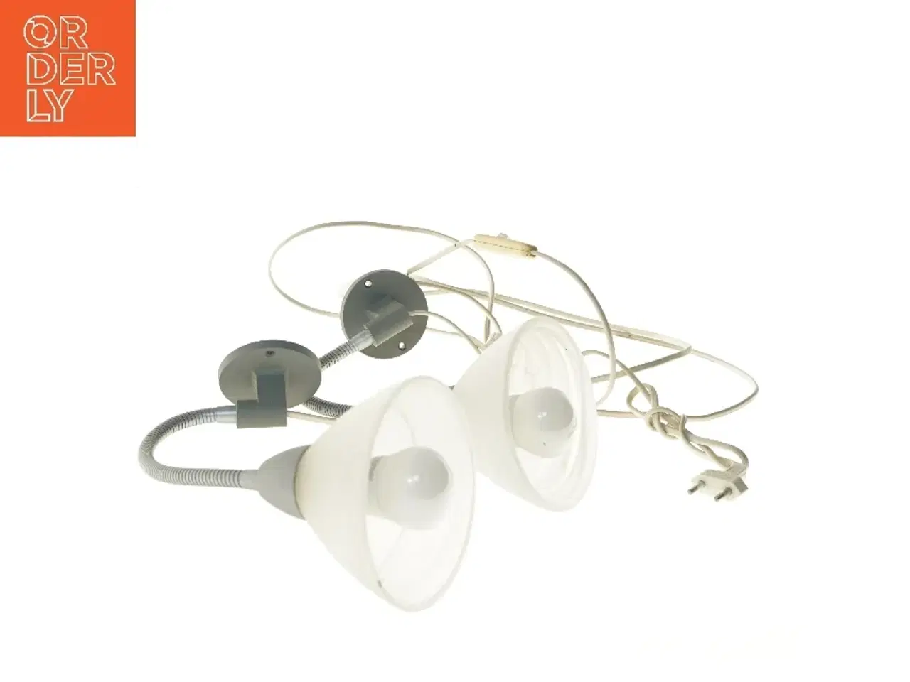 Billede 2 - Dobbelt væglampe med fleksible arme (str. 42 cm)