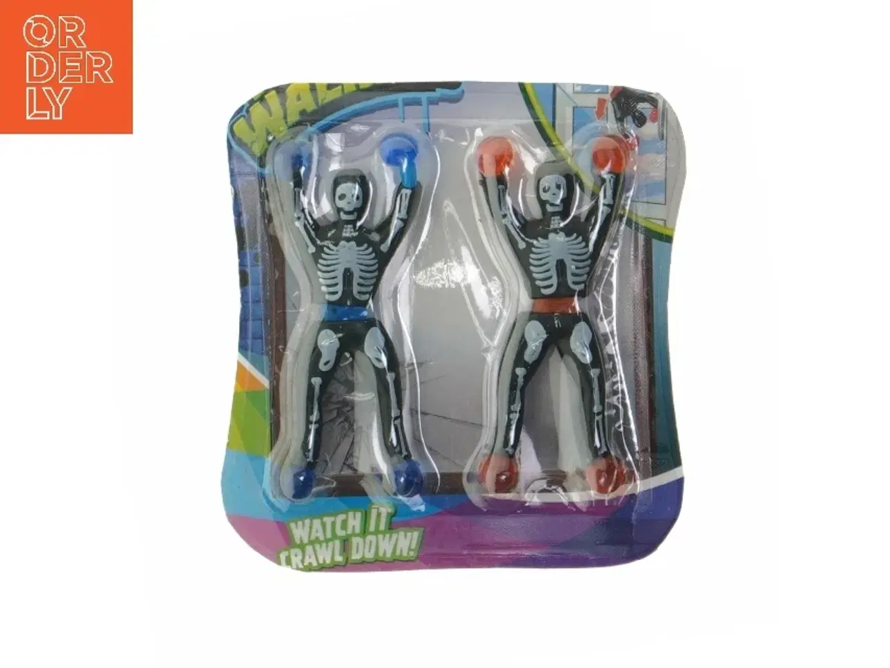 Billede 1 - Vægkravlende skeletfigurer (str. 12x13 cm)