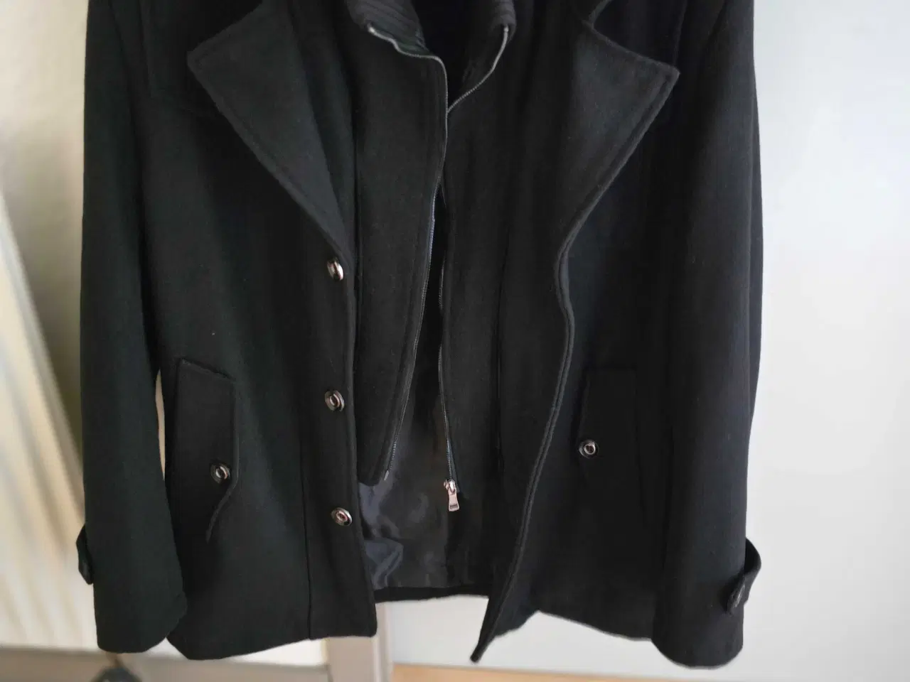 Billede 3 - Vinter frakke i 2 dele sort ( herre )