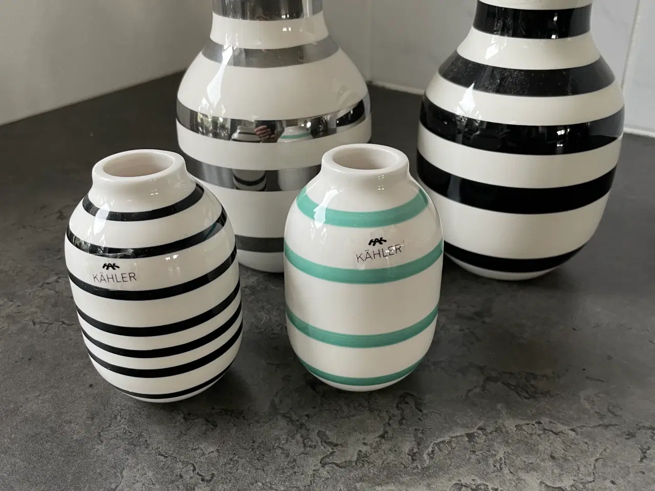 Billede 4 - Kahler stribet vase