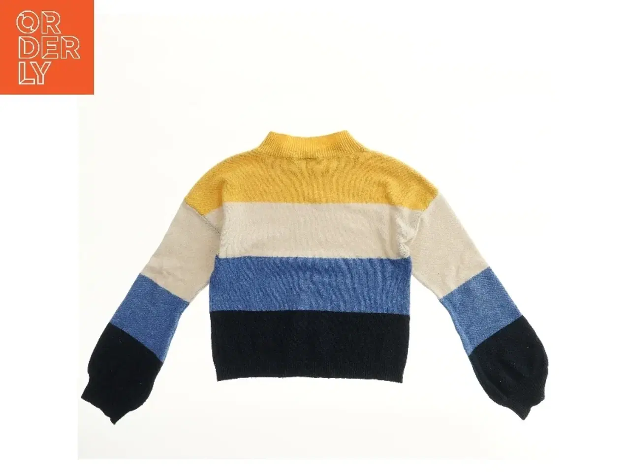 Billede 2 - Strikket sweater med farvede striber fra LMTD (str. 140)