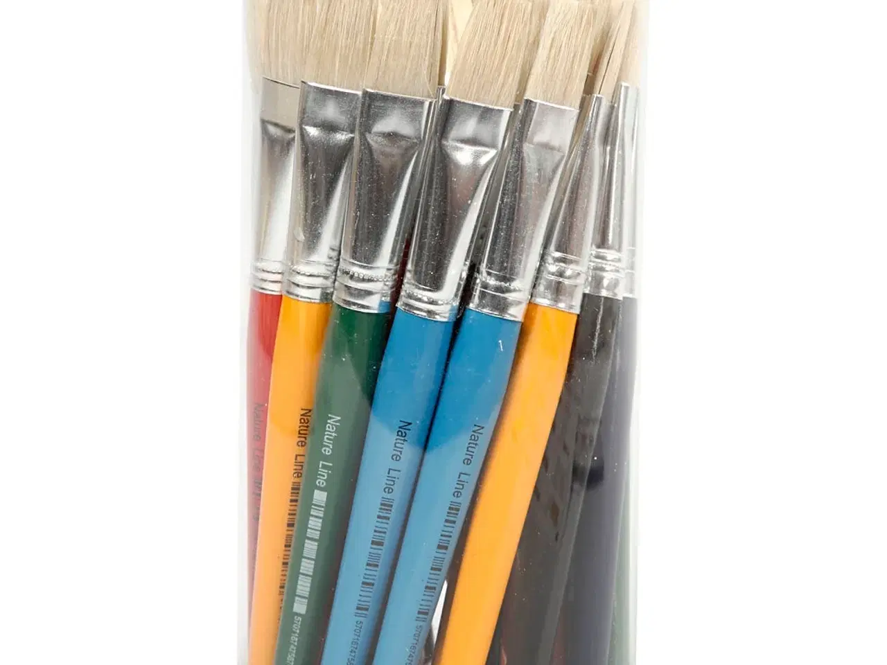 Billede 1 - Børnepensler 30 stk. - Flade, 19 cm, 15 mm bredde