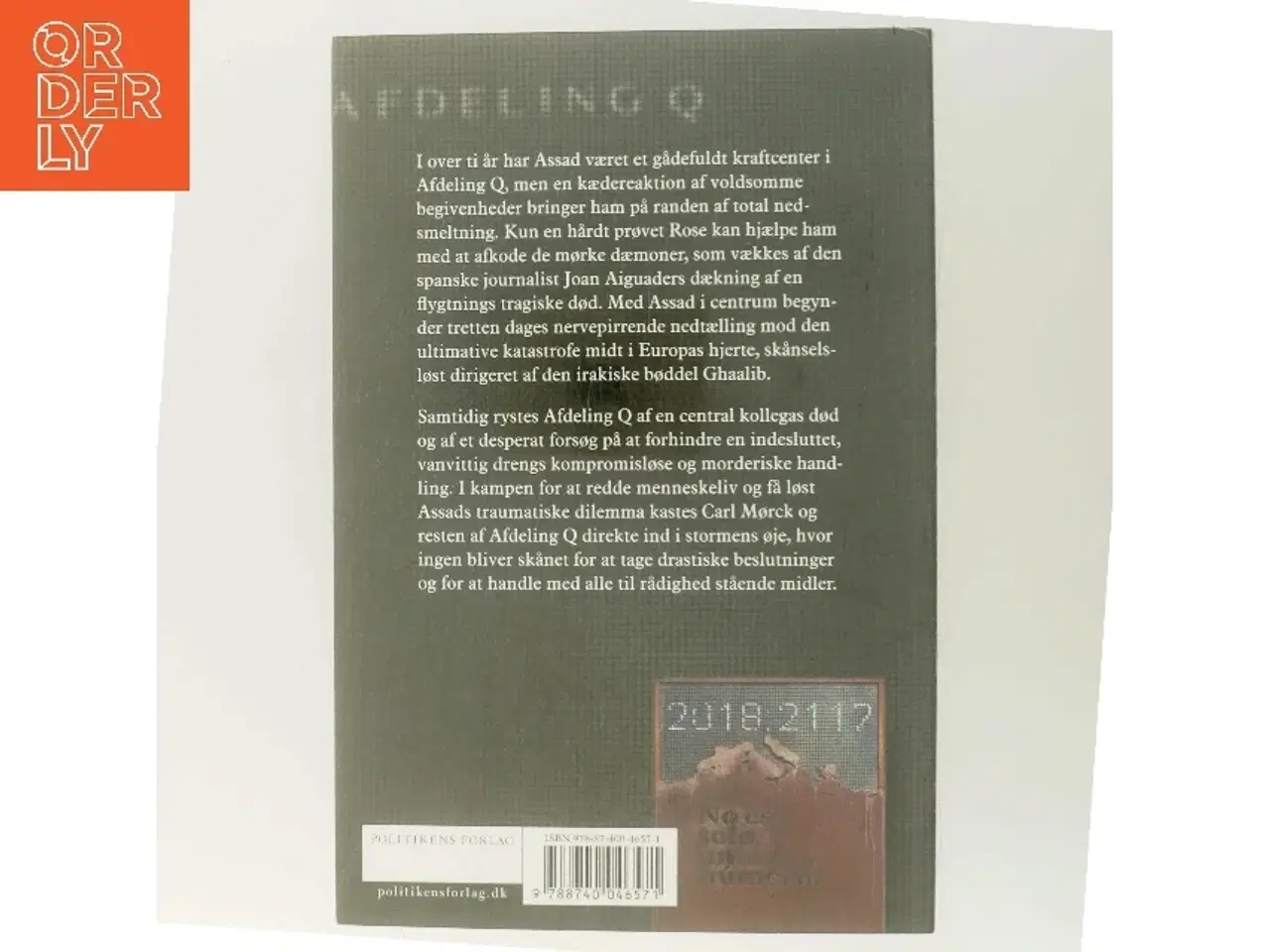 Billede 3 - Offer 2117 : krimithriller af Jussi Adler-Olsen (Bog)