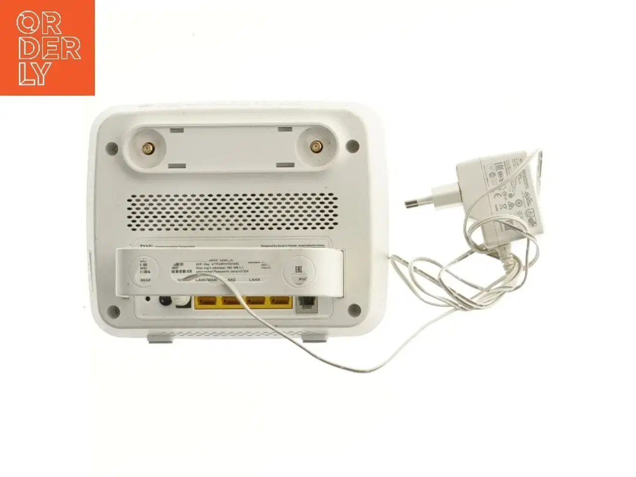 Billede 2 - Zyxel router med adapter fra Zyxel (str. 20x15 cm)