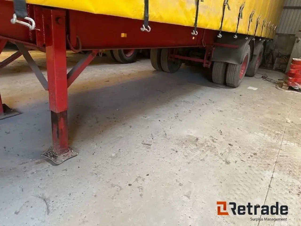 Billede 4 - - - - Sættevogn/ gardintrailer CRANE-FRUEHAUF