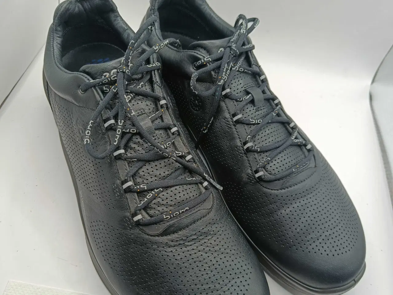 Billede 10 - Ecco sort læder sko 44str