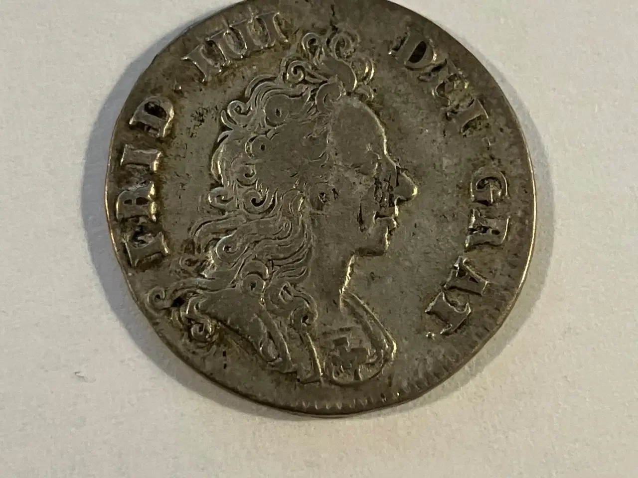 Billede 2 - 8 Skilling 1701 Danmark