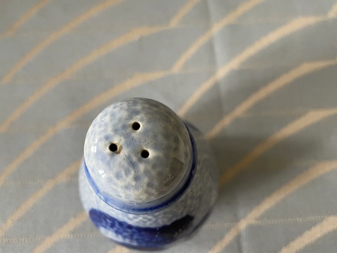 Billede 3 - Peberbøsse i saltglasseret keramik grå/blå