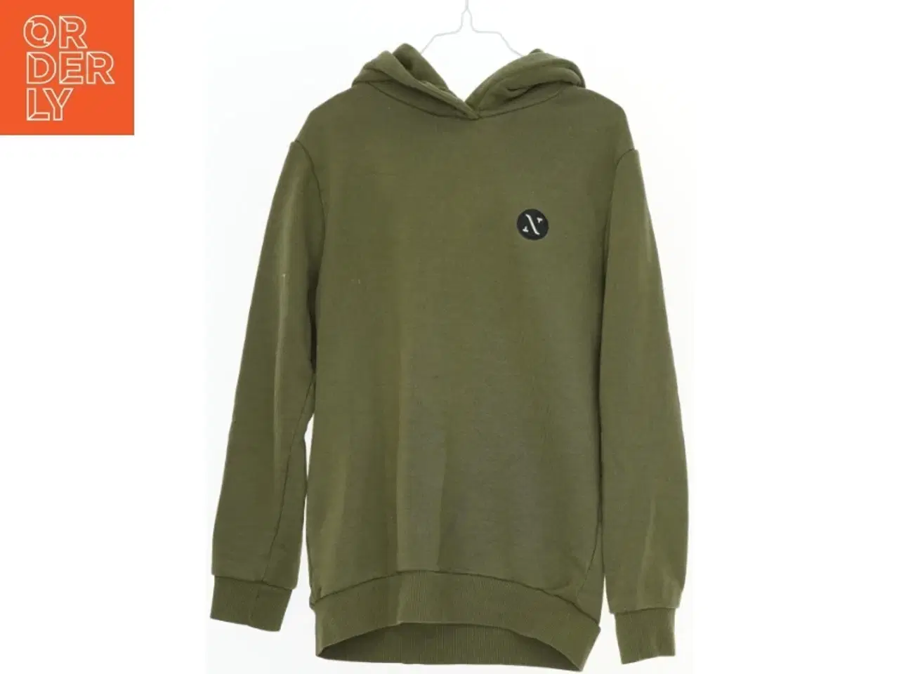 Billede 1 - Grøn hættetrøje med logo fra Name It (str. 134)